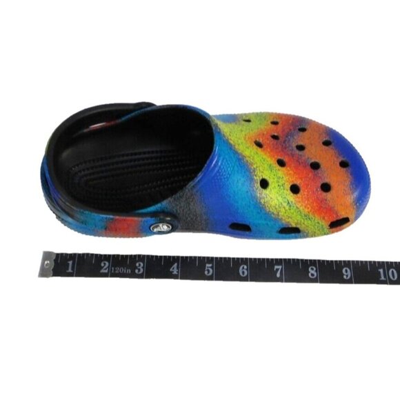 CROCS multi color clogs sandals water shoes unisex Men's size 4, Women's size 6 - Picture 7 of 7
